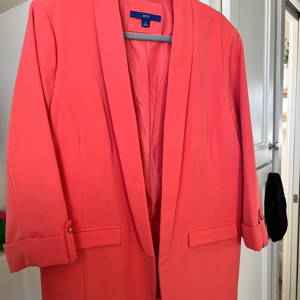 Apt 9 coral blazer